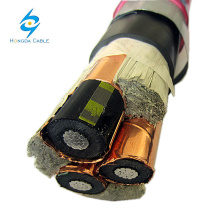 Cable de XLPE de aluminio estándar australiano estándar 11kV 33kV 3core 185mm2